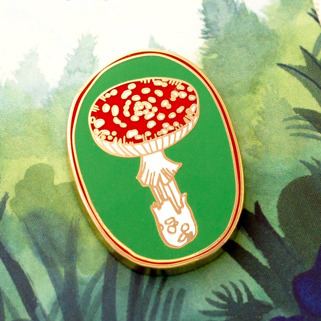 Anstecker - Pilz