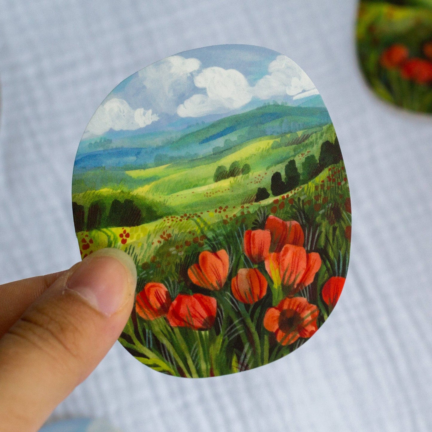 Sticker - Mohnwiese