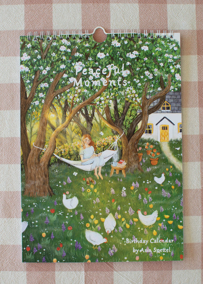 Geburtstagskalender „Friedliche Momente“