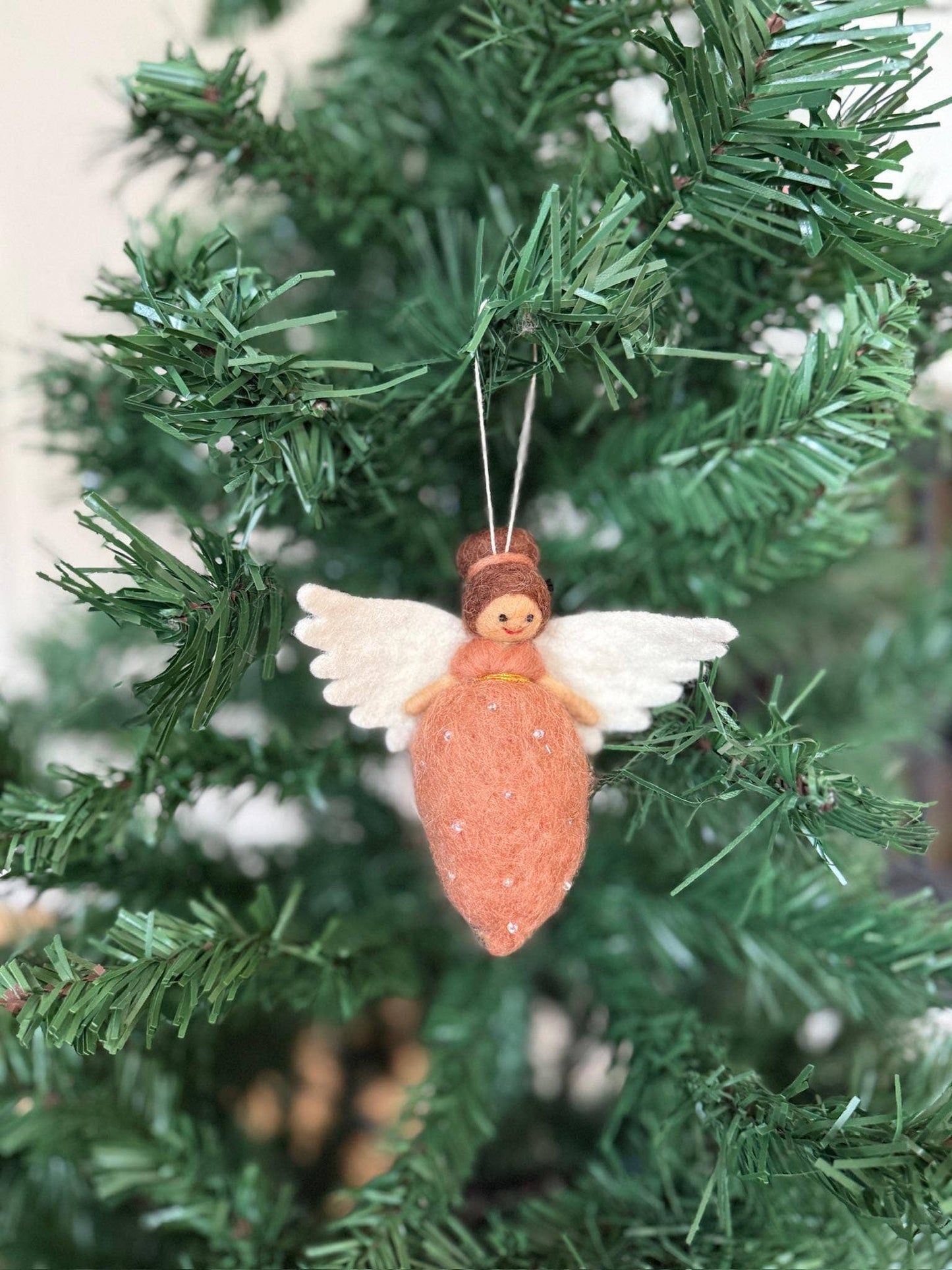 Filzdekoration - Weihnachtsanhänger Engel