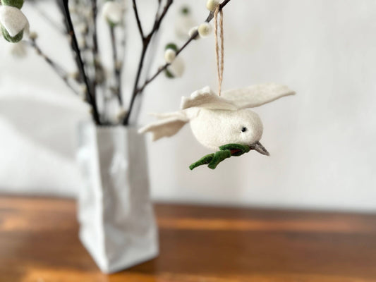 Filzanhänger - Friedenstaube