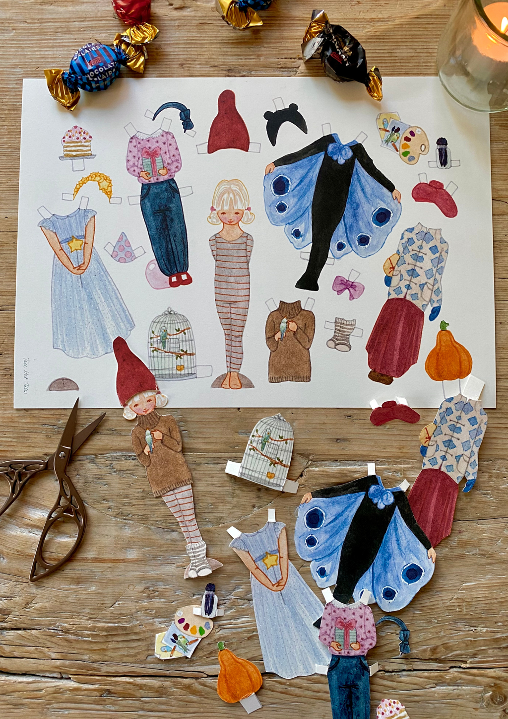 Ankleidepuppe Ruth von Tall Hat Tales
