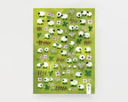Vinyl-Stickerbogen Schaf von Wild Pencil Studio A5