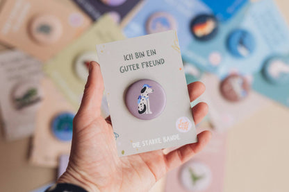 Button - Hund - Ich bin ein guter Freund