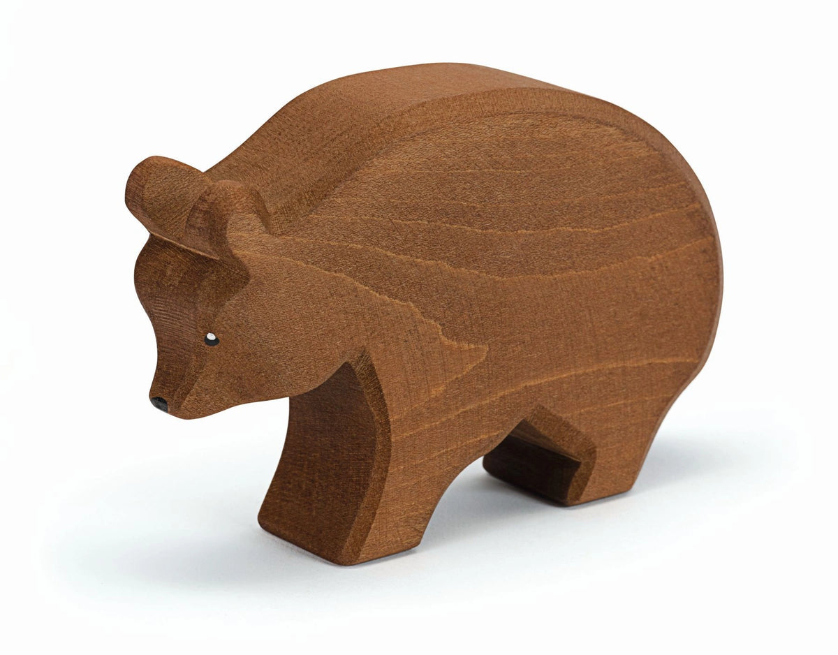 Ostheimer Bär groß, braune Holzfigur