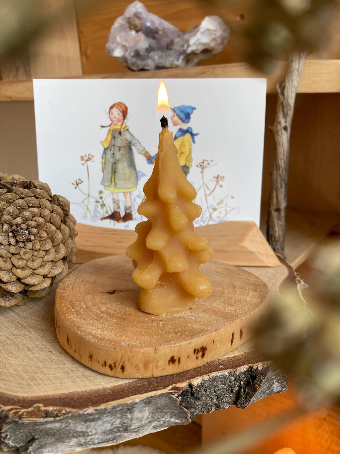 Tanne aus Bienenwachs