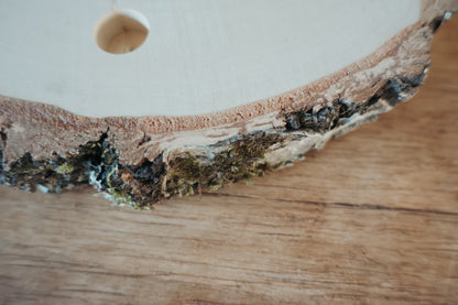 Holzscheibe - Jahreszeitentisch