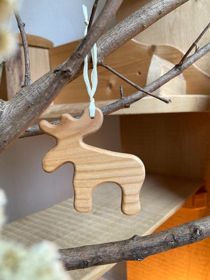 Weihnachtsbaumschmuck - Geschenkanhänger Elch