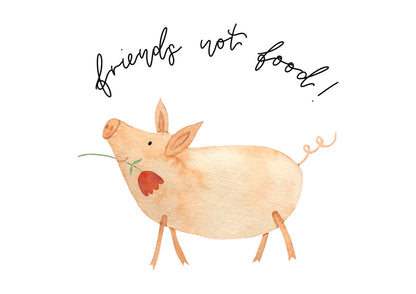 Friends Not Food - Schweinchen