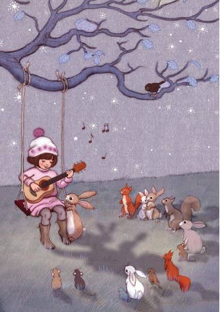 Postkarte Schlaflied von Belle & Boo A6