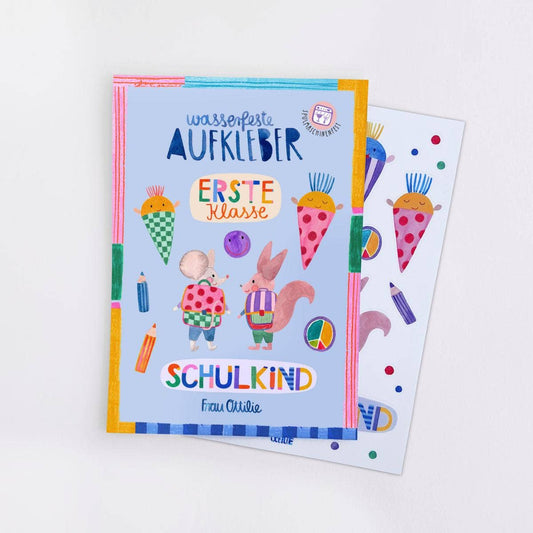 Stickerbogen - Schulkind
