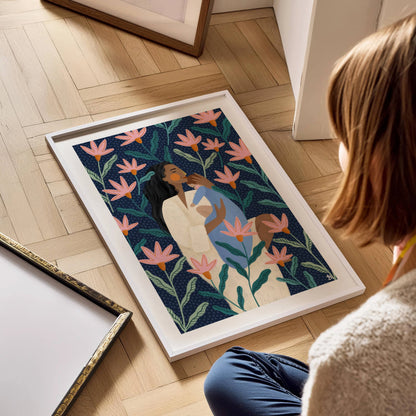 Print - Blühende Mama A3