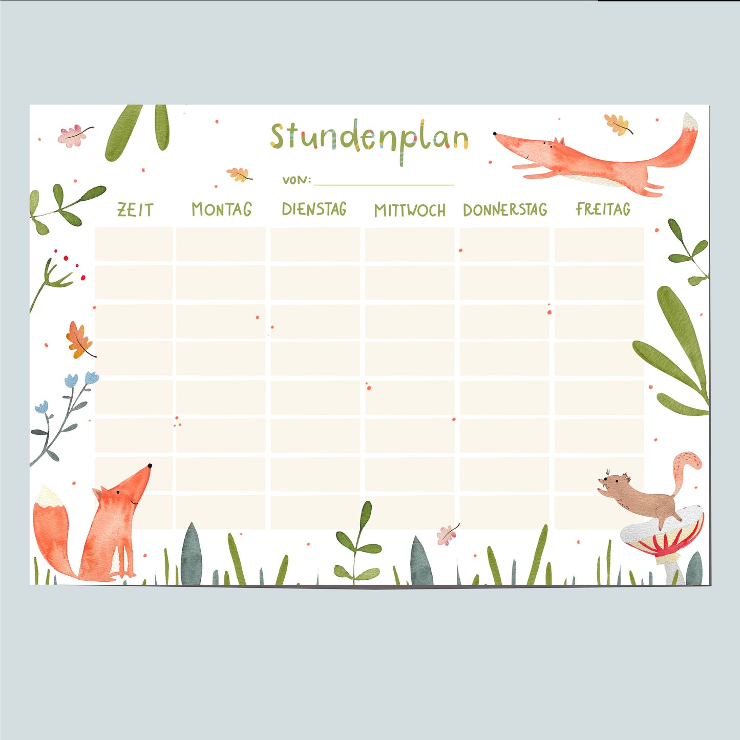 Stundenplan - Fuchs