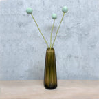 BeYoona Filzblume Trommelstockblume blau