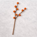 Filzdekoration - Beerenzweig - Orange