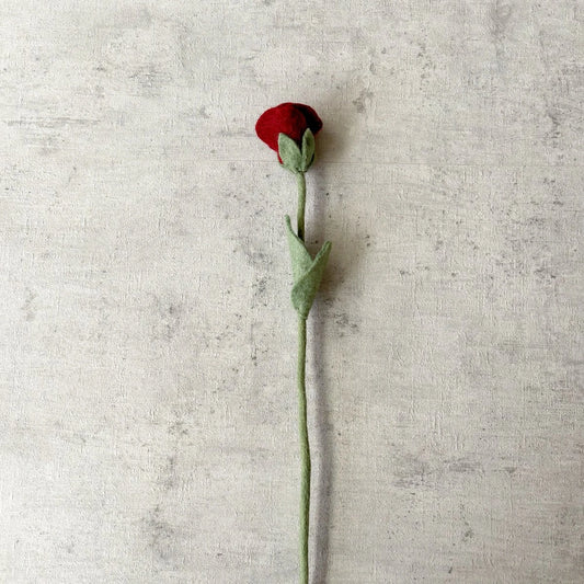 Filzrose - lila/rot
