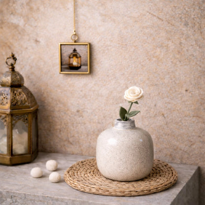 Filzrose - weiß