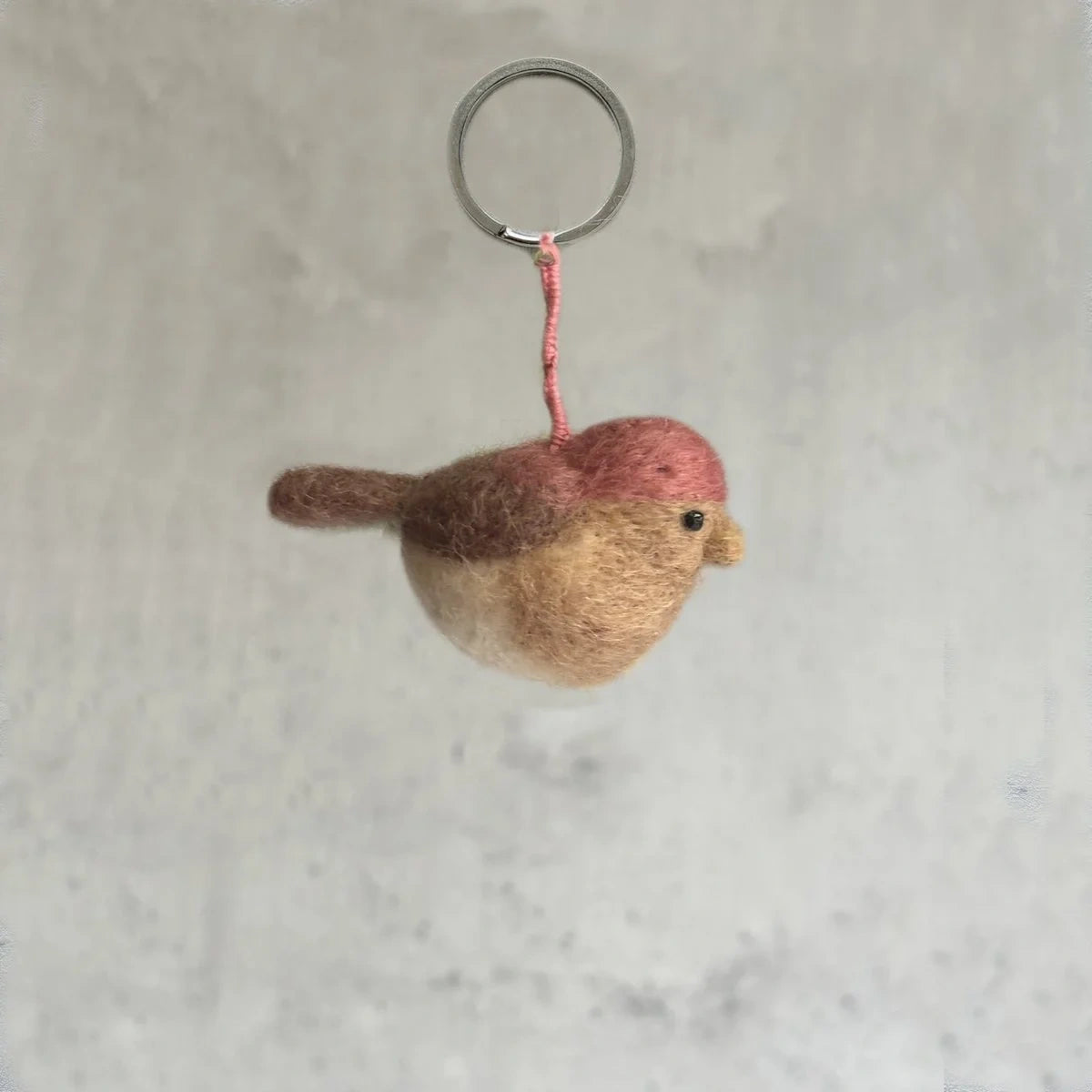 Schlüsselanhänger - Vogel (rosa)