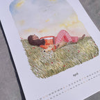 Wandkalender 2027 Glücksmomente von Hannahs Firlefanz A4