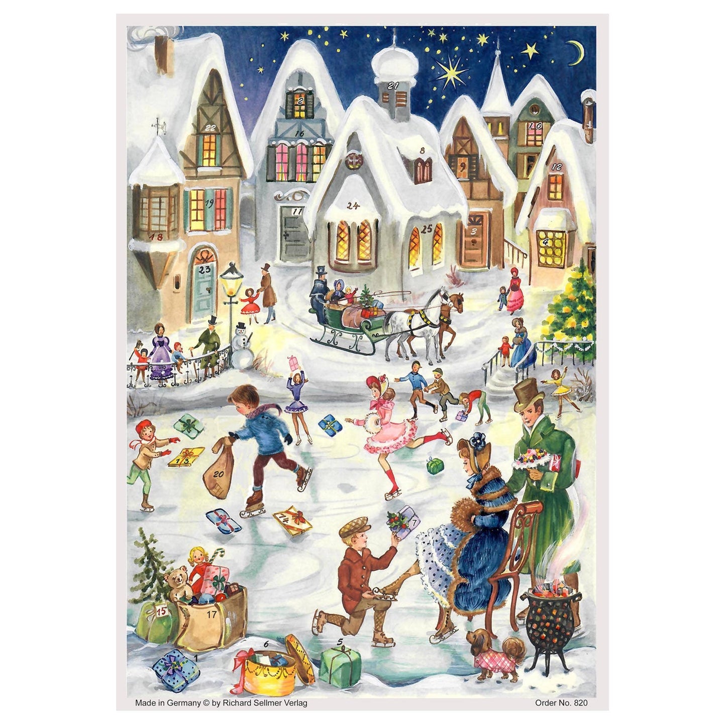 Adventskalender - Eislauffreuden vergangener Zeiten