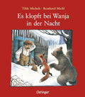 Bilderbuch Es klopft bei Wanja in der Nacht von Tilde Michels, rote Ausgabe, Cover