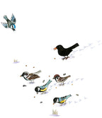 So ist der Winter, Vögel im Schnee
