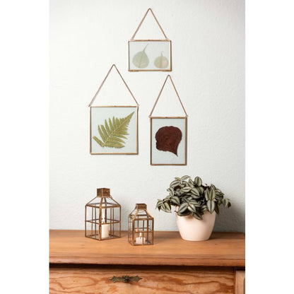 Bilderrahmen aus Glas & Eisen