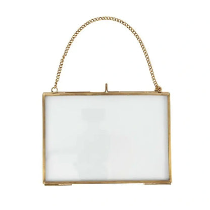 Bilderrahmen aus Glas & Eisen