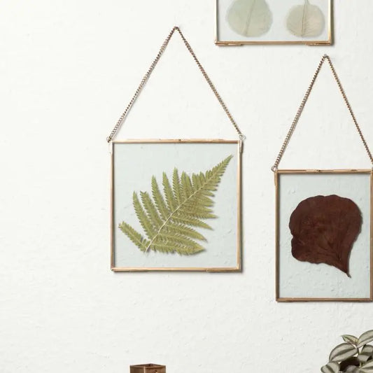 Bilderrahmen aus Glas & Eisen