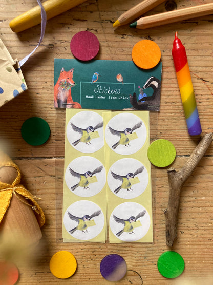 Aufkleber Vogel 12er