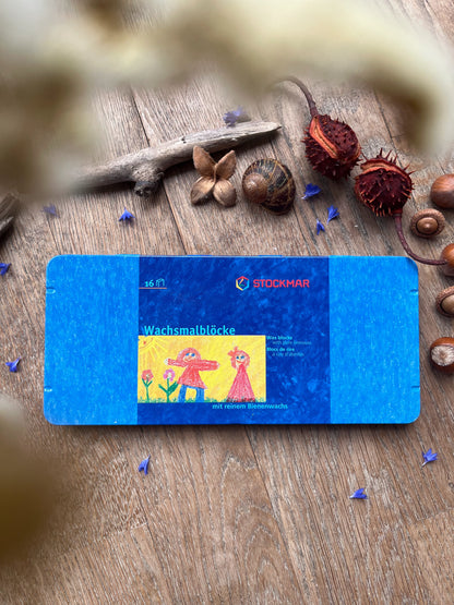 Stockmar 16 Blöcke im Blechetui