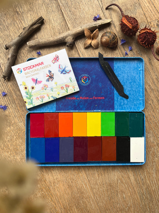 Stockmar 16 Blöcke im Blechetui