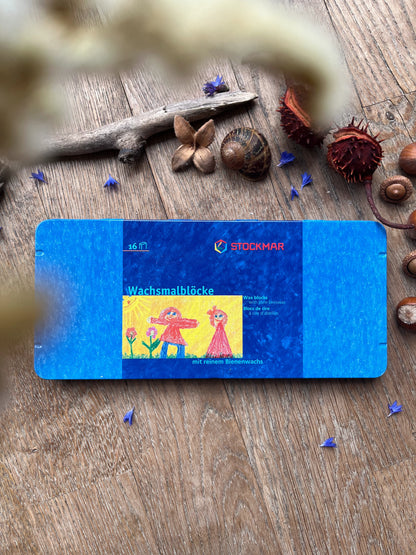Stockmar 16 Blöcke im Blechetui