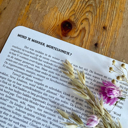 Erzählkarte - Wie die Blume zu sich selbst fand A5