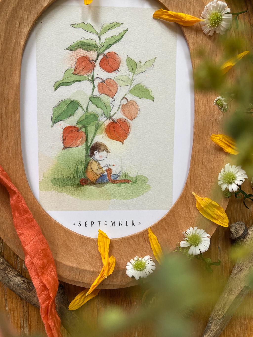 Monatskarten Blumen - Set von Stefanie Messing