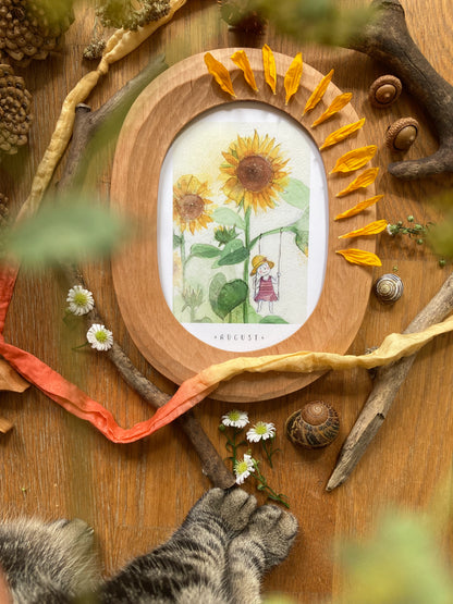 Monatskarten Blumen - Set von Stefanie Messing