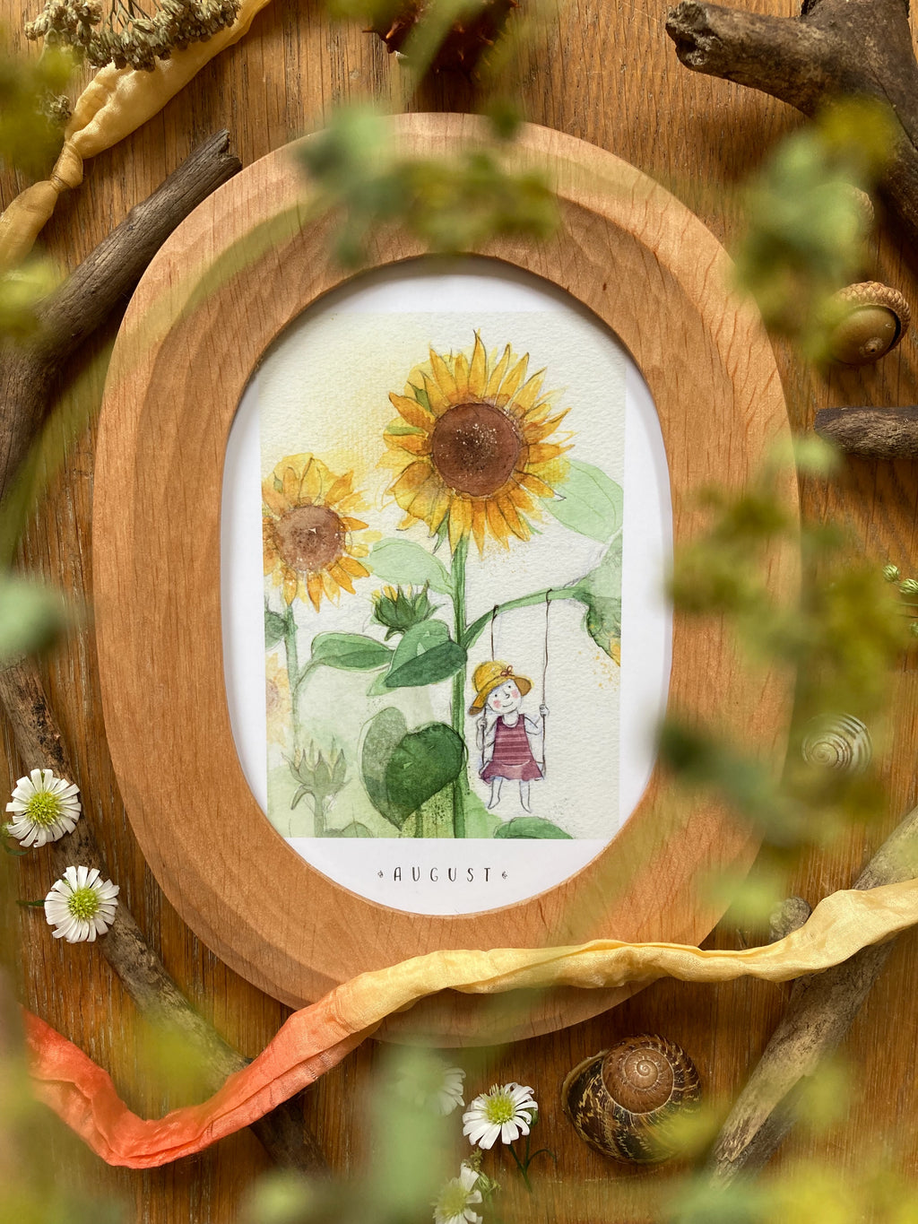 Monatskarten Blumen - Set von Stefanie Messing