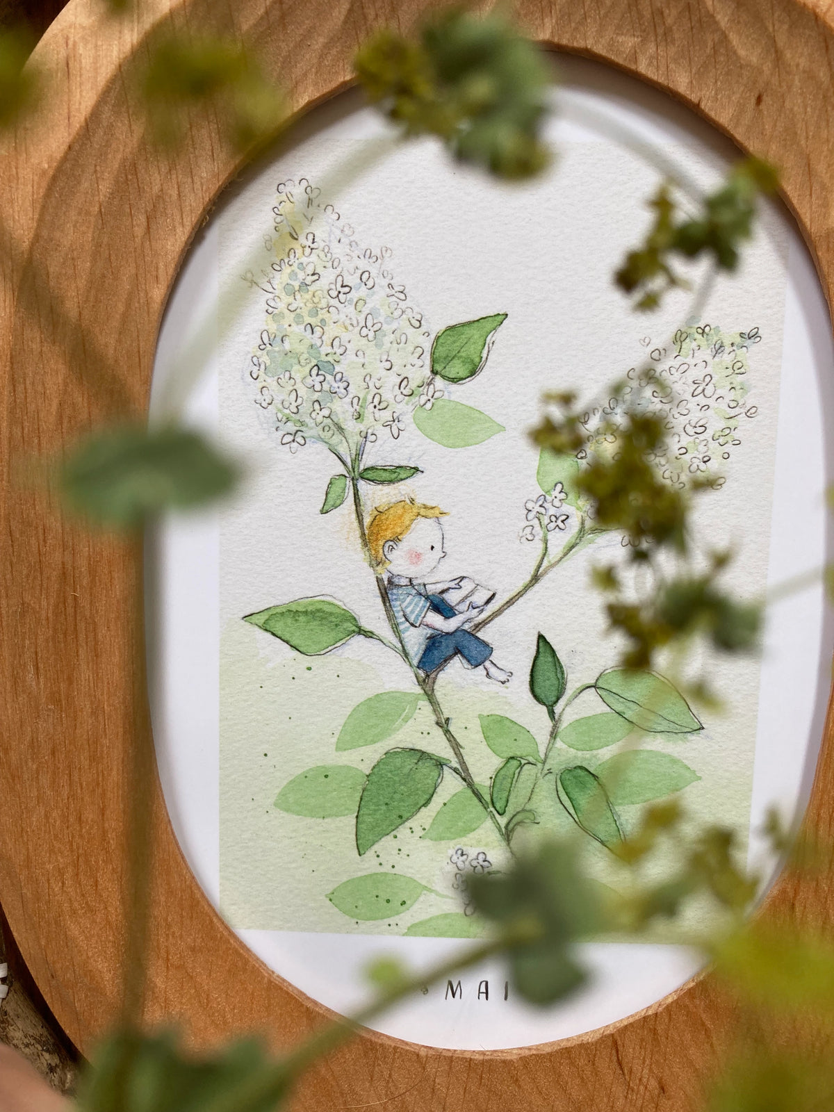 Monatskarten Blumen - Set von Stefanie Messing