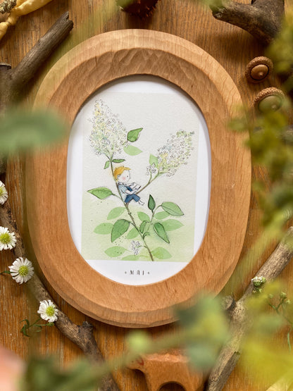 Monatskarten Blumen - Set von Stefanie Messing