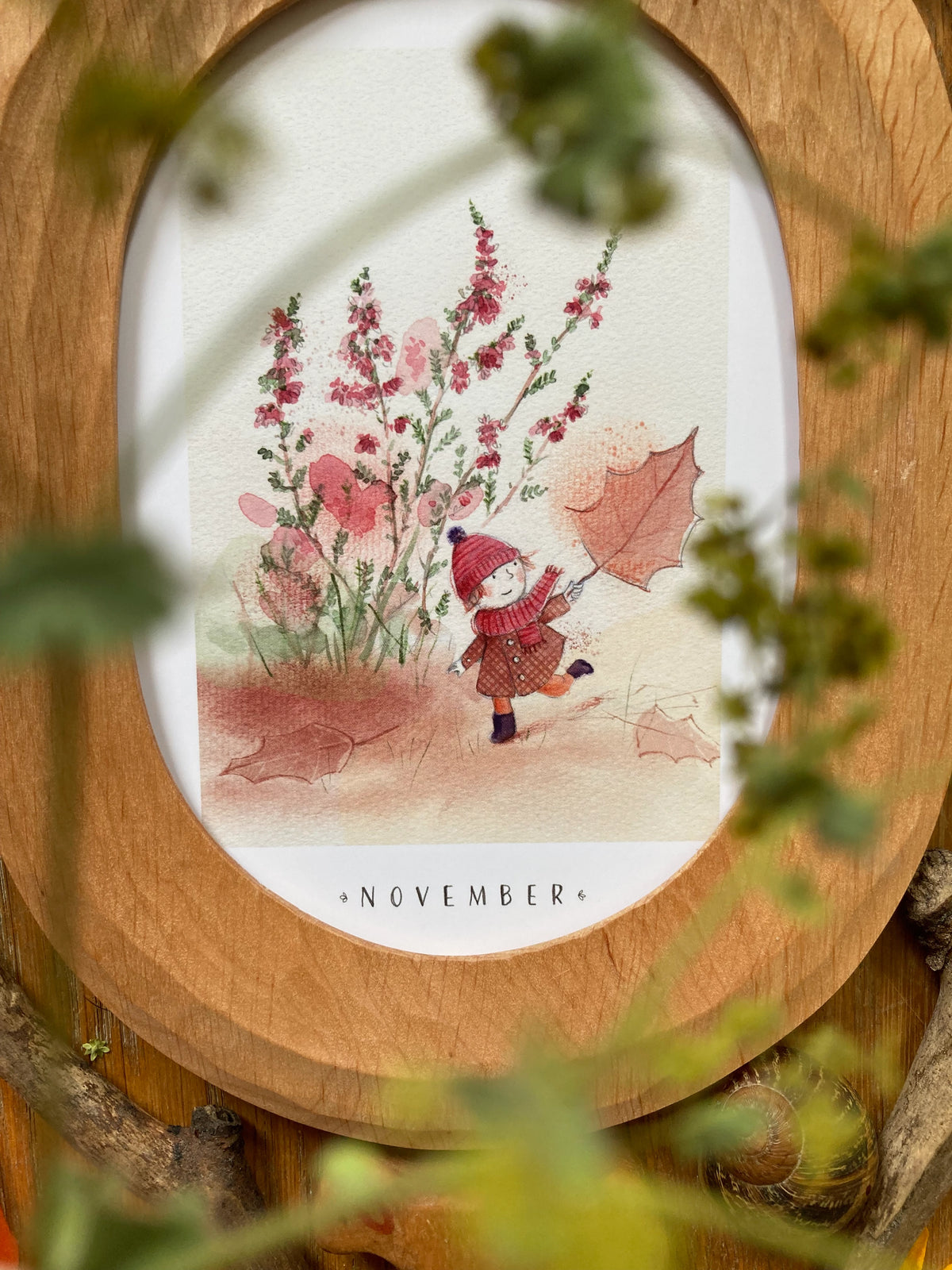 Monatskarten Blumen - Set von Stefanie Messing