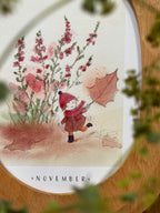 Monatskarten Blumen - Set von Stefanie Messing