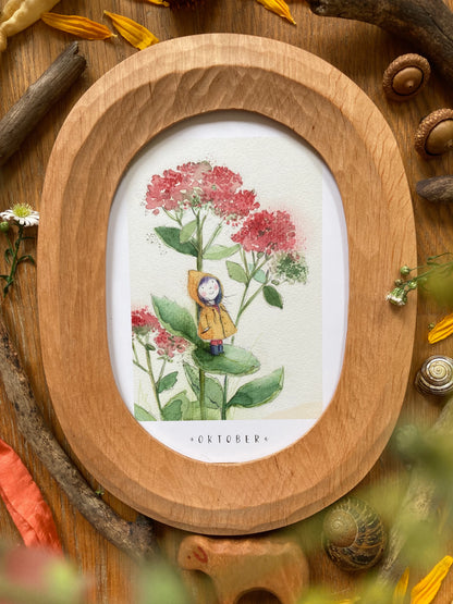 Monatskarten Blumen - Set von Stefanie Messing