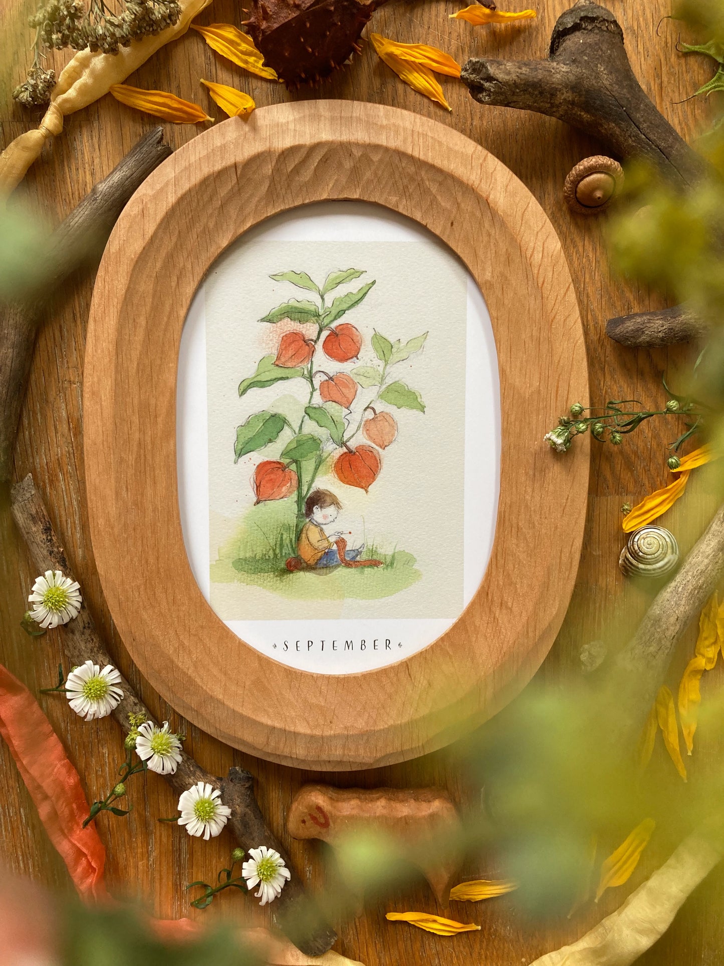 Monatskarten Blumen - Set von Stefanie Messing