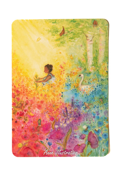 Erzählkarte - Wie die Blume zu sich selbst fand A5