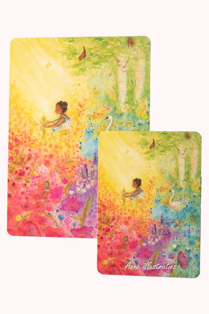 Erzählkarte - Wie die Blume zu sich selbst fand A5