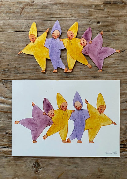 Bastelbogen - Geburtstagspaket