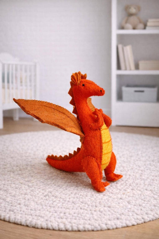 Filzdekoration - Drache