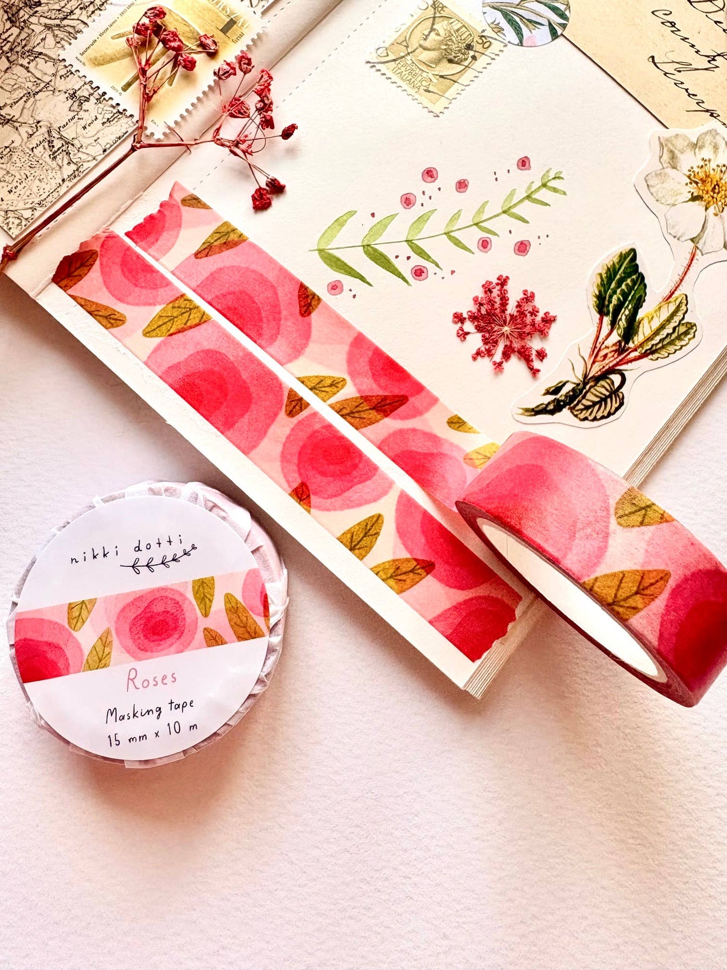 Washi-Tape - Rosen