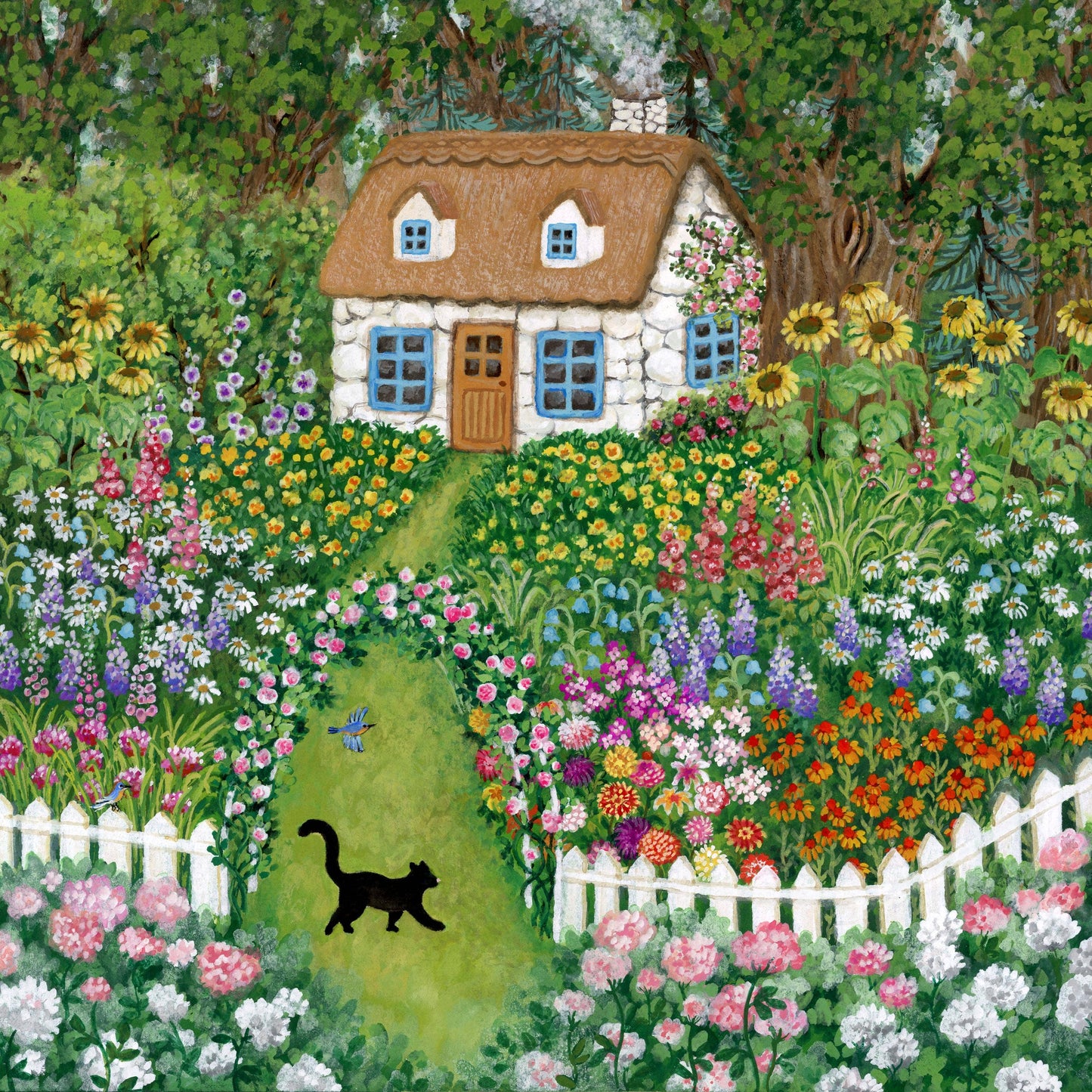Print - Zauberhafter Sommergarten