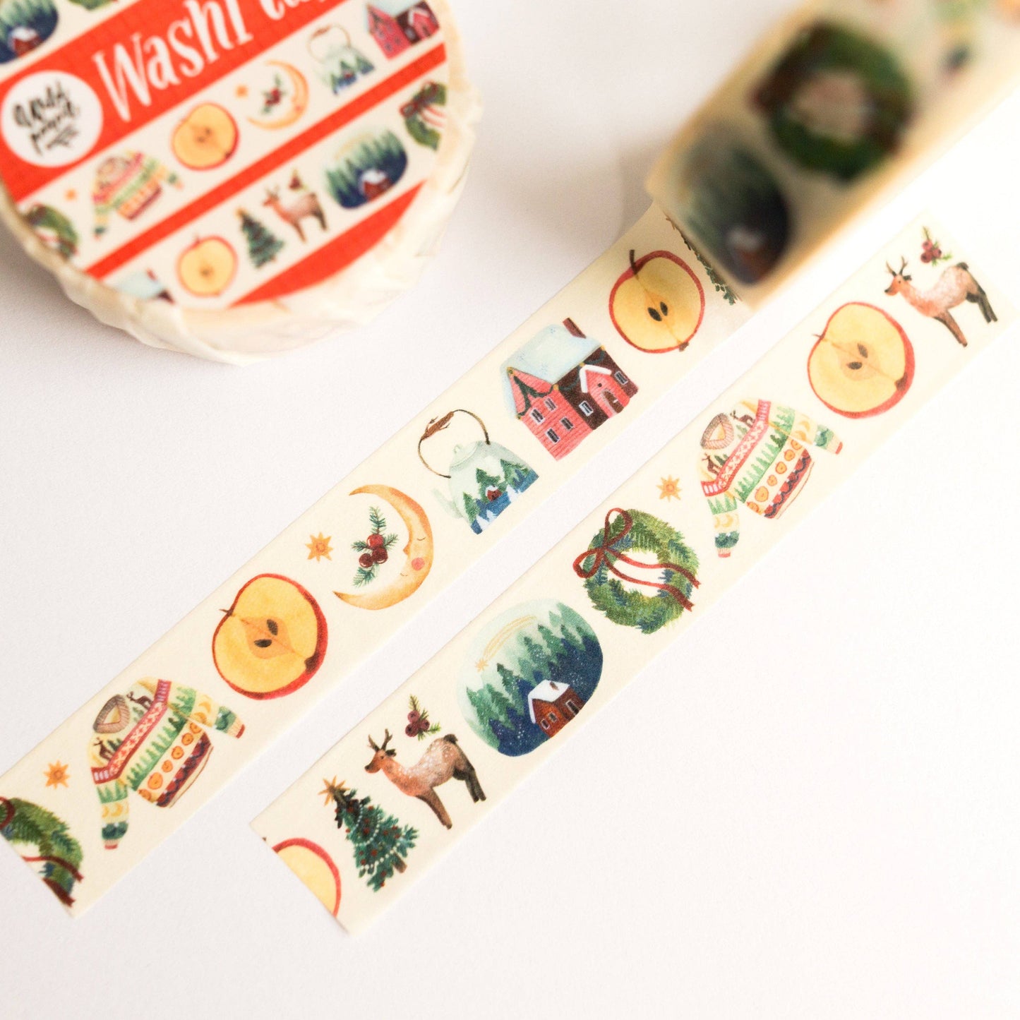 Washi Tape - Zu Hause an Weihnachten